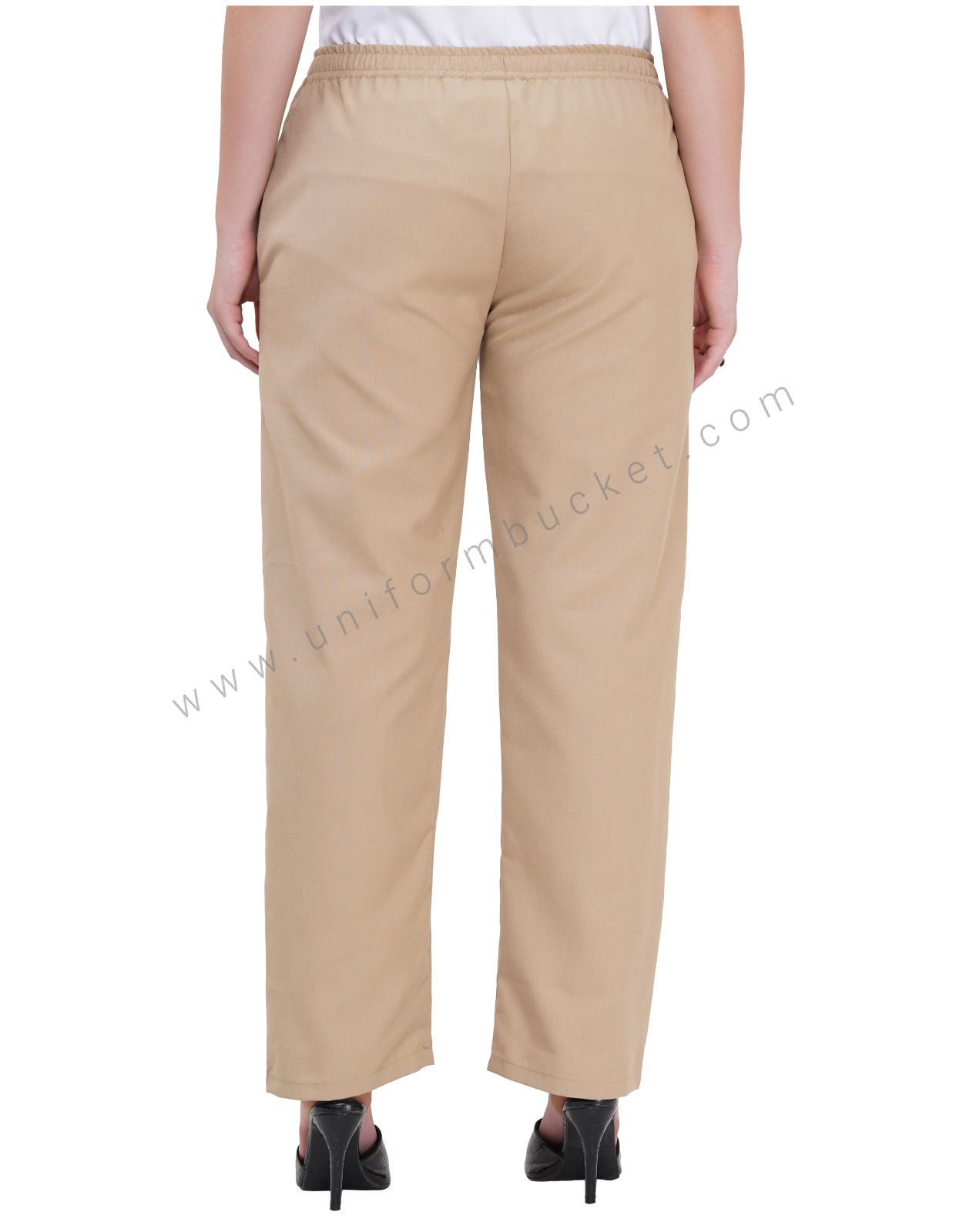 FEMALE FULL ELASTIC  BEIGE LOOSE PAJAMA thumbnail 4